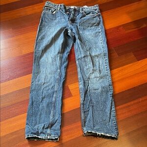 Zara Women's Straight Blue Jeans